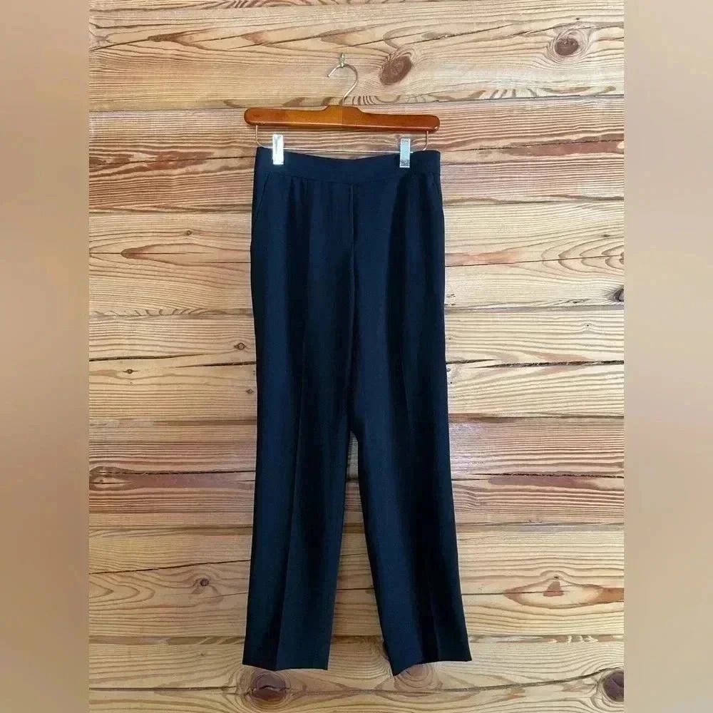 Aritzia babaton atelier black elastic waist trouser pants size 0​​